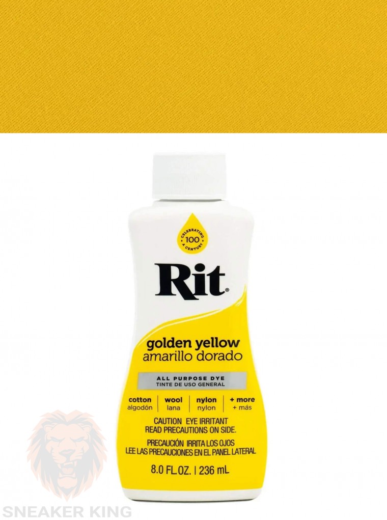 Барвник для натуральних тканин RIT All-Purpose Dye Golden Yellow (золотисто-жовтий), 236 мл